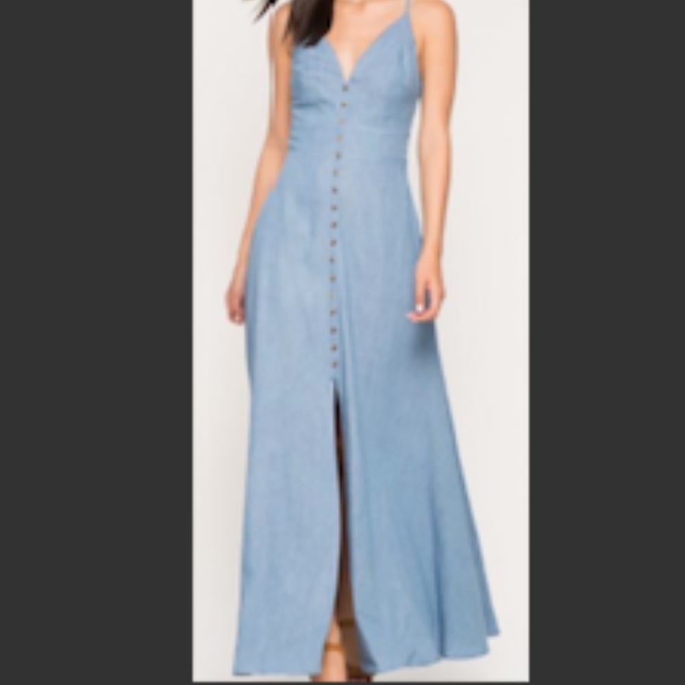 Denim Maxi Dress